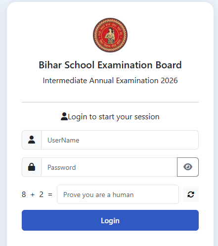 Bihar Board 12th Practical Admit Card 2026